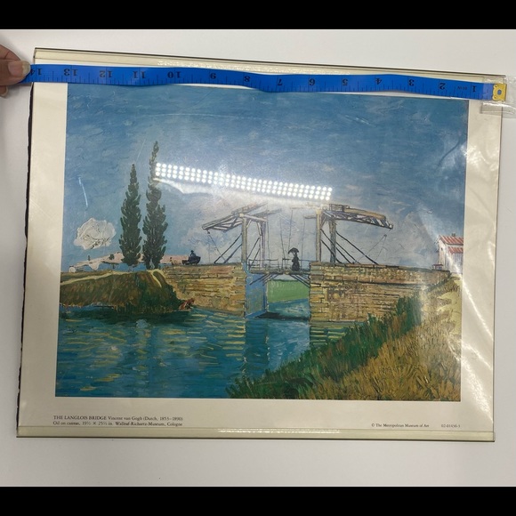 Van Gogh's "Vincent Langlois Bridge Arles Women" - Artistic Masterpiece recre - Picture 7 of 13
